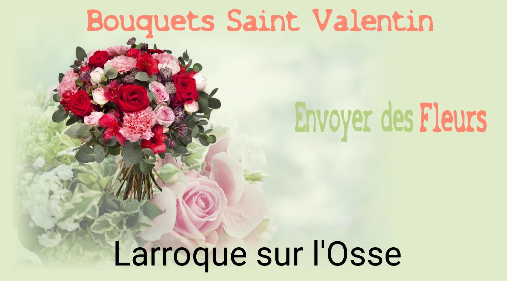 Roses de Saint-Valentin livrées à Larroque-sur-l'Osse